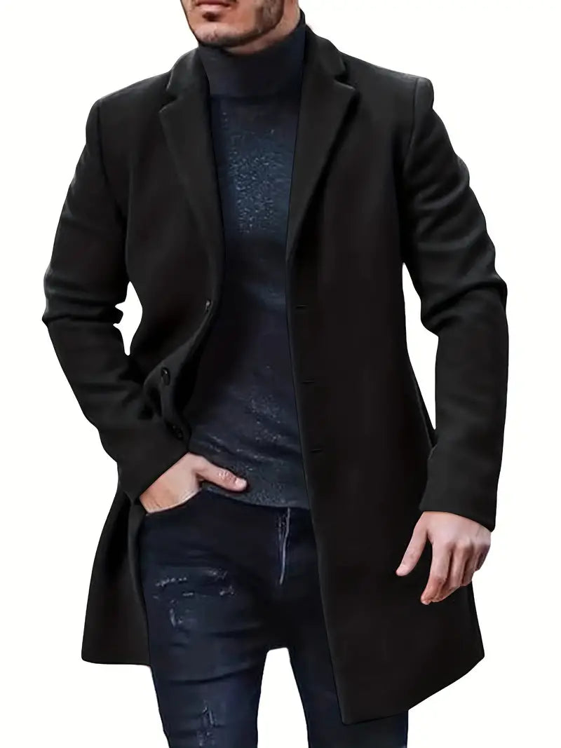 Manteau Rétro à Boutons