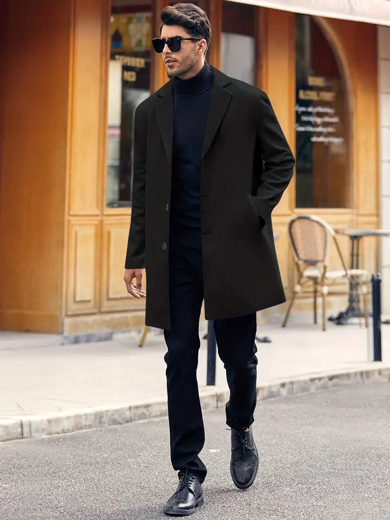 Manteau Rétro à Boutons